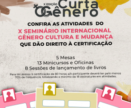 Se inscreva para o X Curta O Gênero